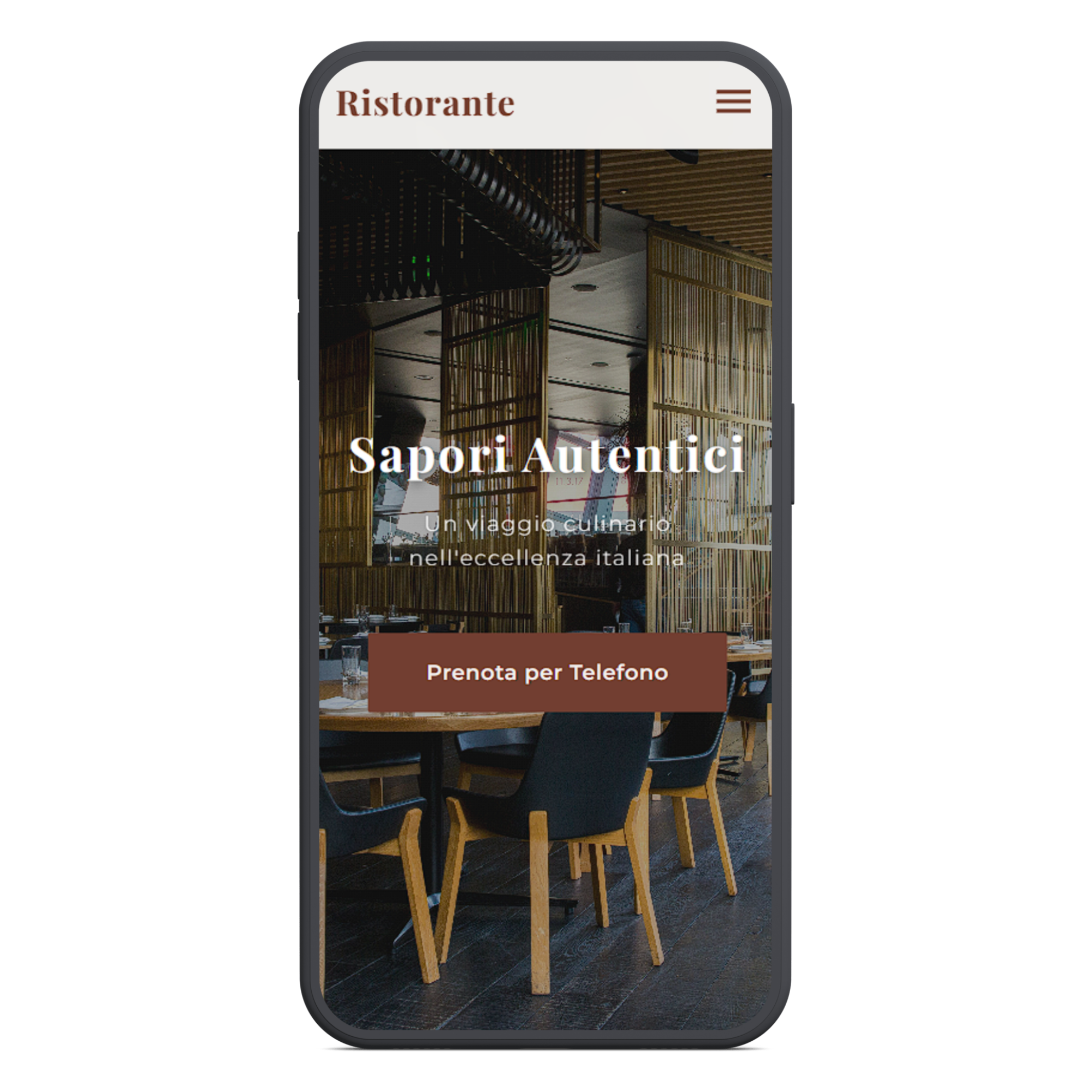 Mobile Website Mockup